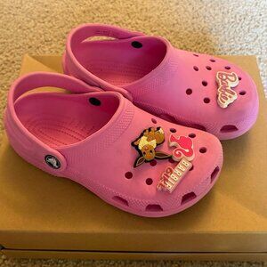 Crocs Kids Barbie Pink Size J 1 Cutie Crush Clog Special Edition Taffy